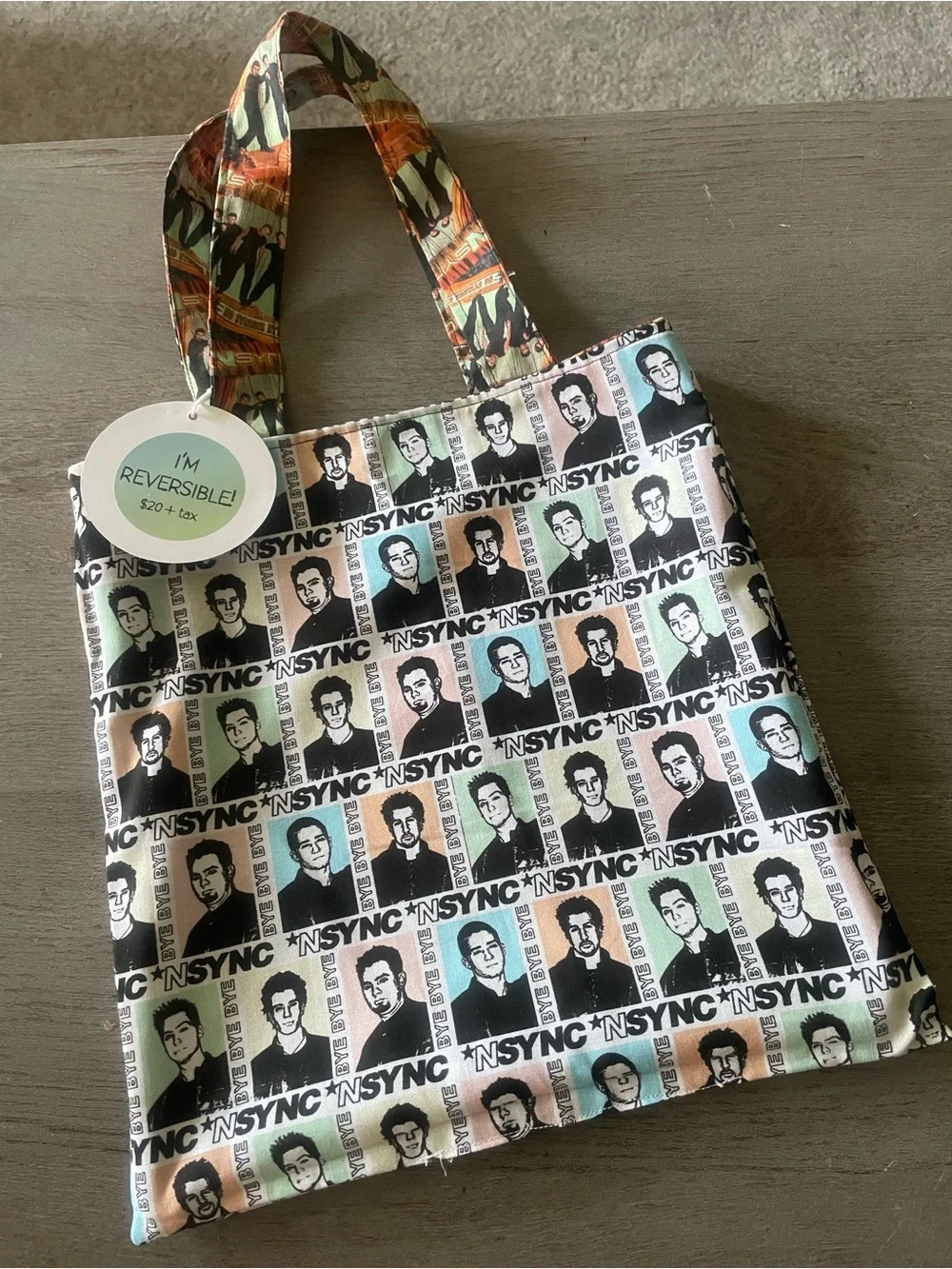 *NSYNC Reversible Tote Bag